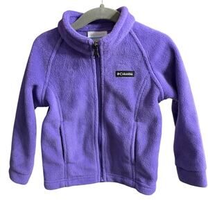 Columbia Toddler Girls Lilac Purple Full Zip Fleece Jacket Size 3T